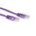 ACT Paarse 0,5 meter U/UTP CAT5E patchkabel met RJ45 connectoren IB4700