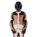 Alpinestars ST-1, veste textile imperméable, Marron Clair/Beige/Noir/Rouge Néon, 4XL
