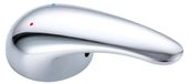 Poignée de robinet 40mm - Poignée de remplacement - Alliage de zinc de haute qualité - Finition chrome poli - Installation facile - Résistant à la corrosion - Bras de robinet