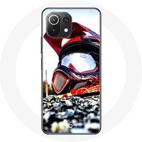 Maniacase Hoesje voor Xiaomi Mi 11 Lite MotoCross Helm