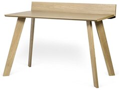 Delamaison Abbey tafel, eiken, grijs, 126 x 72 x 89 cm