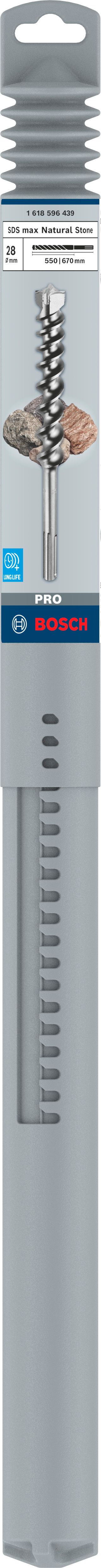 Bosch Accessoires PRO SDS max-9 Natural Stone Drill Bit | 28 x 550 x 670 mm - 1618596439