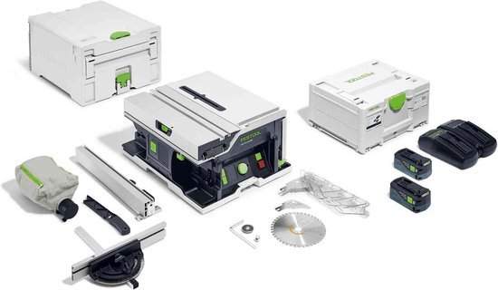 Festool CSC SYS 50 EBI-Plus Accu Tafelcirkelzaag 2x18V 5.0Ah - 577374