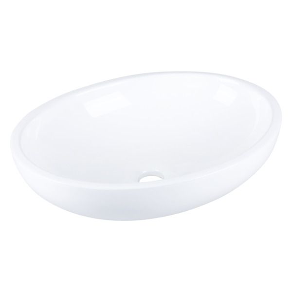 Differnz Dias Waskom Ovaal 50x38x14cm keramiek wit 38.010.15