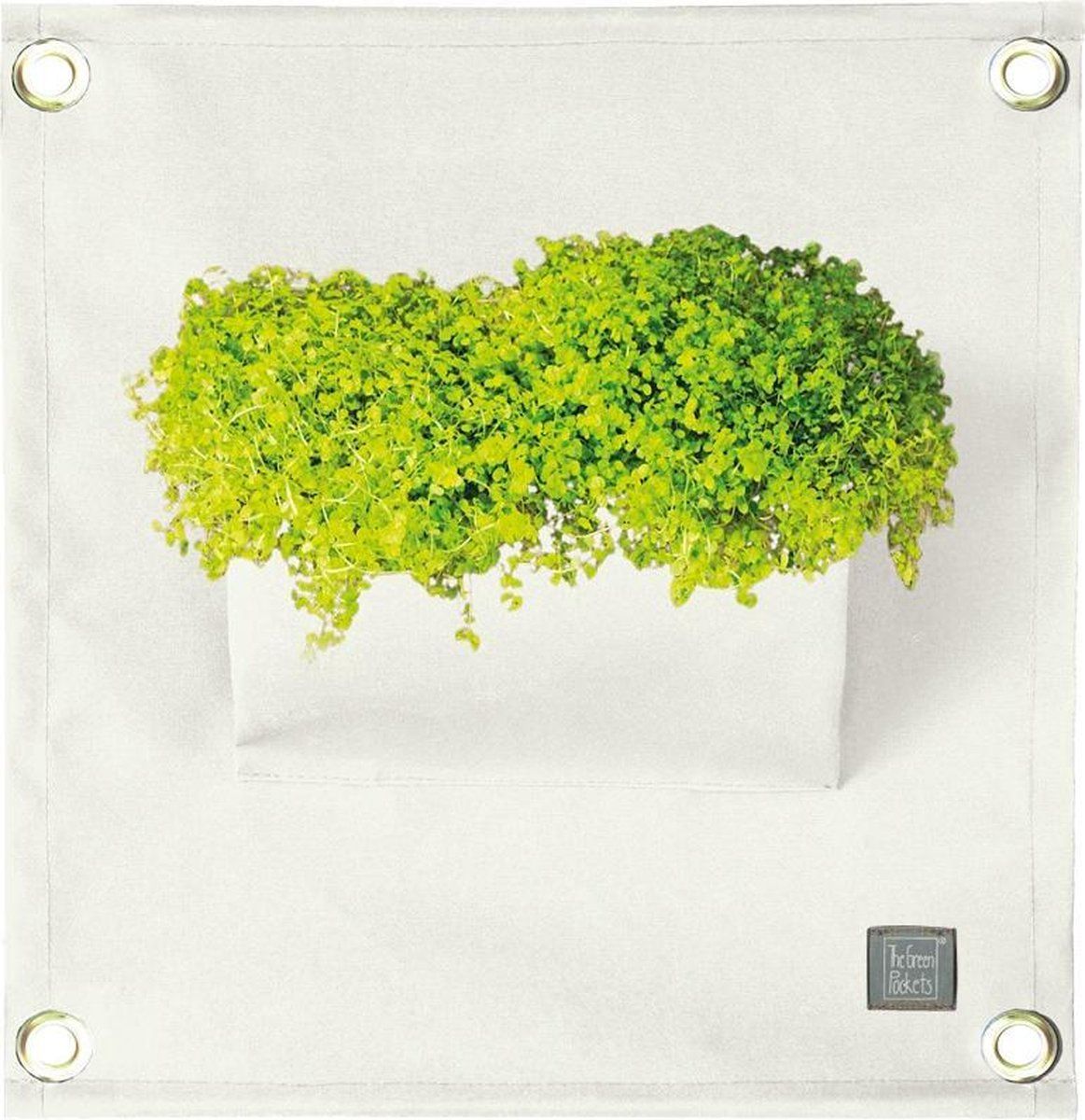 Bloomingwalls Plantenbak Blooming Walls The Green Pockets AMMA1 - Wit