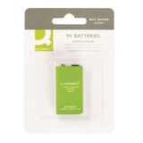 Q-CONNECT 9V Wegwerpbatterij Alkaline