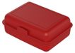 Boîte à lunch boîte de conservation – boîte à pain pour enfants avec compartiments et fermeture à clip – sans BPA et fabriqué en Allemagne – boîte à lunch pour l'école et le travail – rouge standard