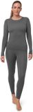 DANISH ENDURANCE Thermoset voor Dames - Merino Wol - Ademend - Grijs - Maat S