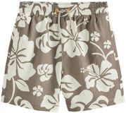 Next - Jongens Zwemshort met print - Bruin