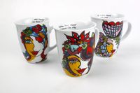 Josien Broeren - Mok - Porselein - Set van 6