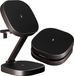 Allity 3-in-1 oplader 25 W – opvouwbaar draadloos laadstation voor iPhone, Apple Watch & AirPods – Mini Wireless Charging Stand met LED & USB-C – compatibel met Qi & MagSafe – grafiet