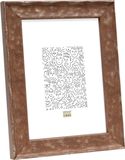 Deknudt Frames fotolijst S46HF3 - bruin - golfstructuur - hout - 15x20
