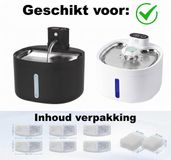 Château animaux Filters en Sponsjes voor Drinkfontein