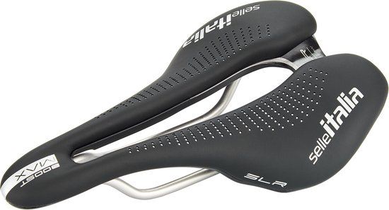 Selle Italia MAX SLR Boost Gel TI 316 Superflow L3 Zwart