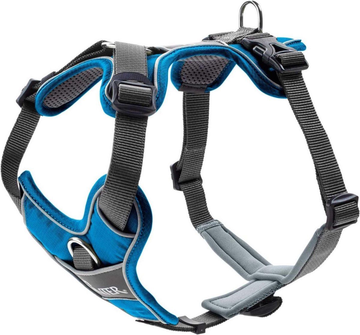 Hunter Divo Hondentuig - Blauw & Grijs - 56-73 cm