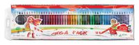 Bruynzeel 7001Z50B Viltstift Zwart, Blauw, Bruin, Groen, Oranje, Rood, Geel 50 stuk(s)