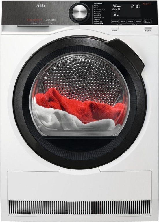 AEG T9DEN98BC Warmtepompdroger - A+++ - 9 kg - Wit