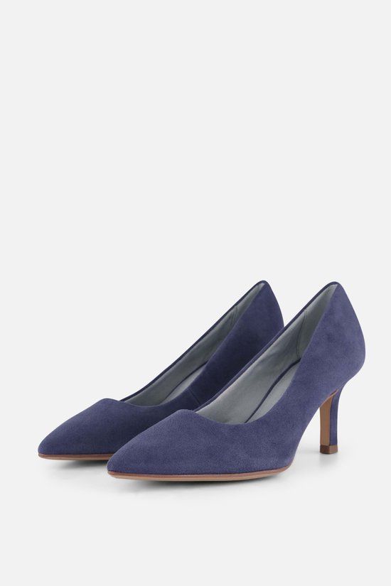 Tamaris Pumps blauw Suede - Maat 39
