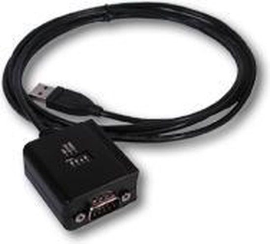 Exsys EX-1303 Seriële kabel Zwart 1,8 m 1 x USB A 1 x 9 pin