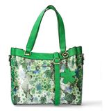 Laura Vita Handtas donkerblauw / groen / lichtgroen / zwart