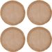 Mikasa Placemats, Set van 4 Stuks, Rond, Jute, Geweven, 38 CM, Naturel