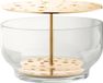 Fritz Hansen Ikebana vase Messing Glas