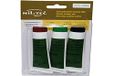 Miltec Camouflage-crème, tube, 30 g (x3), uniseks, volwassenen, bruin groen zwart, Eén maat