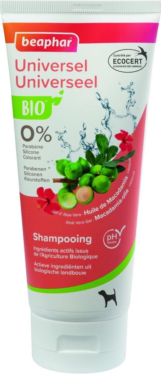 BEAPHAR Bio Shampoo Tube Universeel Hond 200 ml