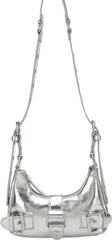 Núnoo Palma Recycled Schoudertas Dames Zilver