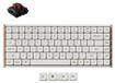Keychron K3 Ultra 8K sans fil méchanique clavier, 75% profil bas clavier remplaçable à chaud, ZMK alimenté 550H batterie, Lait POM-switches, aluminium et bois cadre, RGB pour Mac Windows