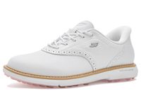 Skechers Golf Women's Prestige Spikeless Slip-in Arch Fit Golf Shoe Sneaker, White/Pink, 8