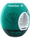 Satisfyer Masturbator Egg, verschillende structuren, hydro-actief TPE, geen glijmiddel nodig, voor eenmalig gebruik