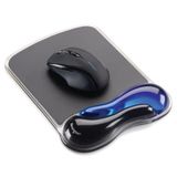 Kensington Duo Gel Ergonomic Mouse Pad with Wrist Rest - Black/Blue