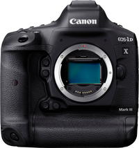 Canon EOS-1D X Mark III SLR Camera Body - 20.1MP, CMOS, 4K, Wi-Fi, Bluetooth, GPS - Black
