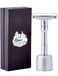 Shave Factory Instelbaar veiligheidsscheerapparaat, mat + standaard, 150 g
