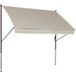 Angerer Stijl klemluifel, luifel pour protection solaire, montage sans perçage ni chevilles, auvent idéal pour balcon pour logements en location (beige, 400 cm)