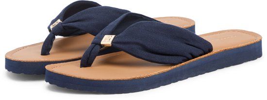 Tommy Hilfiger Slippers - Volwassenen - Schoenmaat 36 - Donkerblauw