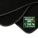 DBS 1764118 Auto vloermatten - op maat - 3-delig - antislip - hoogwaardig naaldvilt 1000 g/m² - velours productie - assortiment Luxe