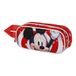 Karactermania Disney Mickey Mouse Twirl-3D Dubbele Roletui - Potloden etui - Pennenetui - Rood
