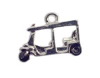 INNSPIRO Nice Charms Hanger van metaal, zwart, 15 x 11 mm, 25 stuks