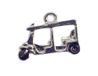 INNSPIRO Nice Charms Hanger van metaal, zwart, 15 x 11 mm, 25 stuks