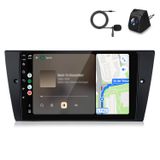 Android autoradio met camera en microfoon, geschikt voor BMW 3-serie (E90, E91, E92, E93) van 2005-2011. Draadloze CarPlay, Android Auto, WiFi, GPS-navigatie, RDS, DSP, DAB+, Bluetooth, 9-inch scherm, 2+64GB opslag
