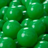 KiddyMoon Plastic Ballen Voor Kinderen Ø 6Cm Kleurig Gecertificeerd, Groen, 300 Ballen/6Cm