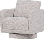 WOOOD Oska Draaifauteuil - Melange Stof - Naturel