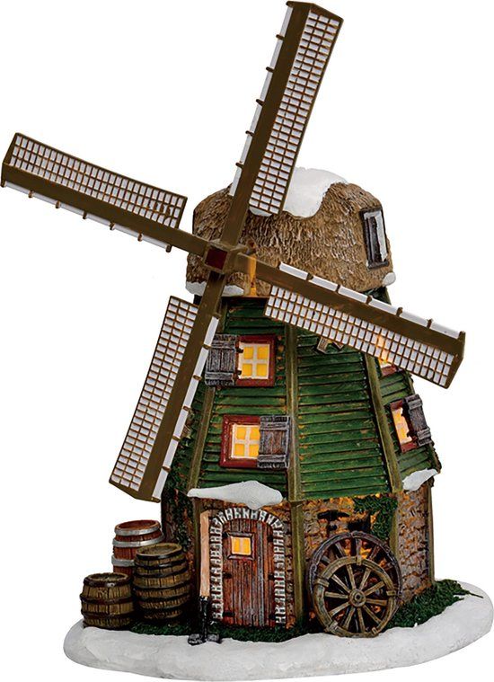 Luville Farmers Mill Adapter Included Kersthuisje