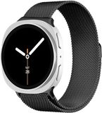 Selected by GSMpunt.nl SBG Milanees Bandje Geschikt voor Samsung Galaxy Watch 9 / 8 - Roestvrij Stalen Horlogebandje Magnetisch - Zwart