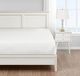 Nautica Solid White Twin XL hoeslaken
