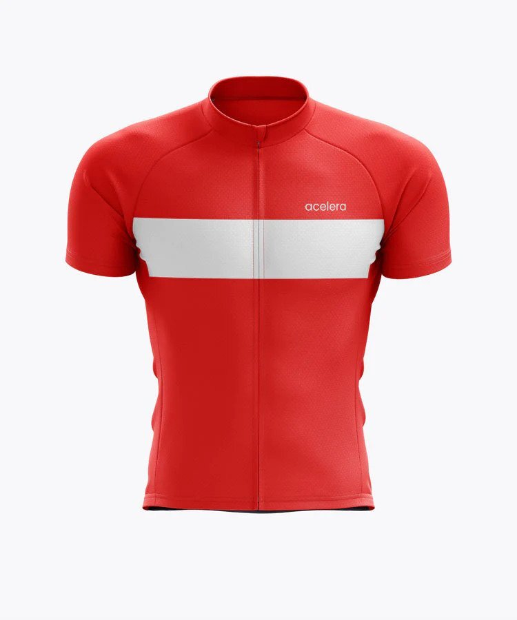 Acelera Essential Fietsshirt Rood - XXXL