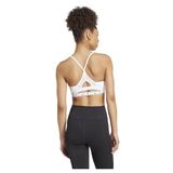 adidas Dames AeroReact Training Bra, WHITE, XS
