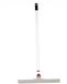 Betra Douchetrekker - vloertrekker - kunststof - wit - natuur rubber - B45 cm - Uitschuif steel wit - van 80 tot 130 cm